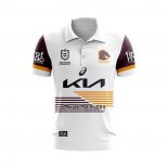 Camiseta Polo Brisbane Broncos Rugby 2024 Segunda