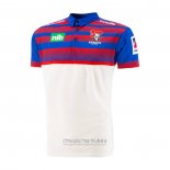 Camiseta Polo Newcastle Knights Rugby 2021 Blanco