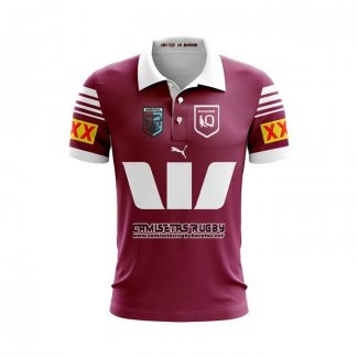 Camiseta Polo Queensland Maroons Rugby 2024