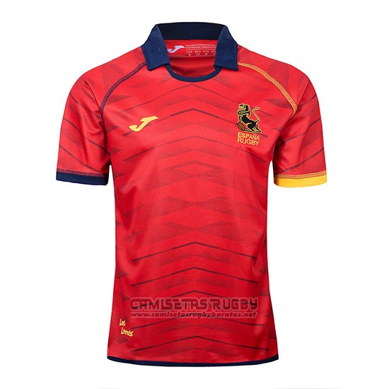Dedos de los pies Historiador Experto Camiseta Espana Rugby 2019-2020 Rojo - camisetasrugbybaratas.net