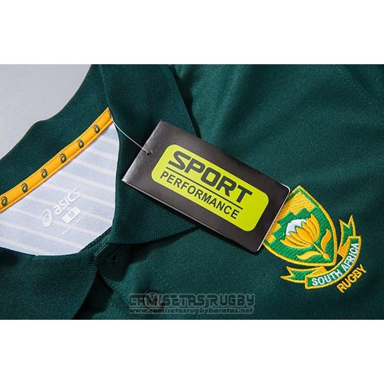 Camiseta Polo Sudafrica Rugby 2020 Verde