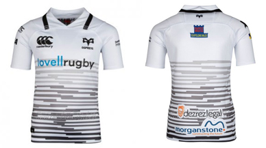 Camiseta Ospreys Rugby 2017-2018 Segunda